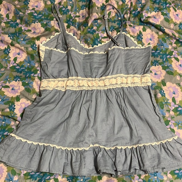 Anthropologie pink and gray camisole - Picture 2 of 4